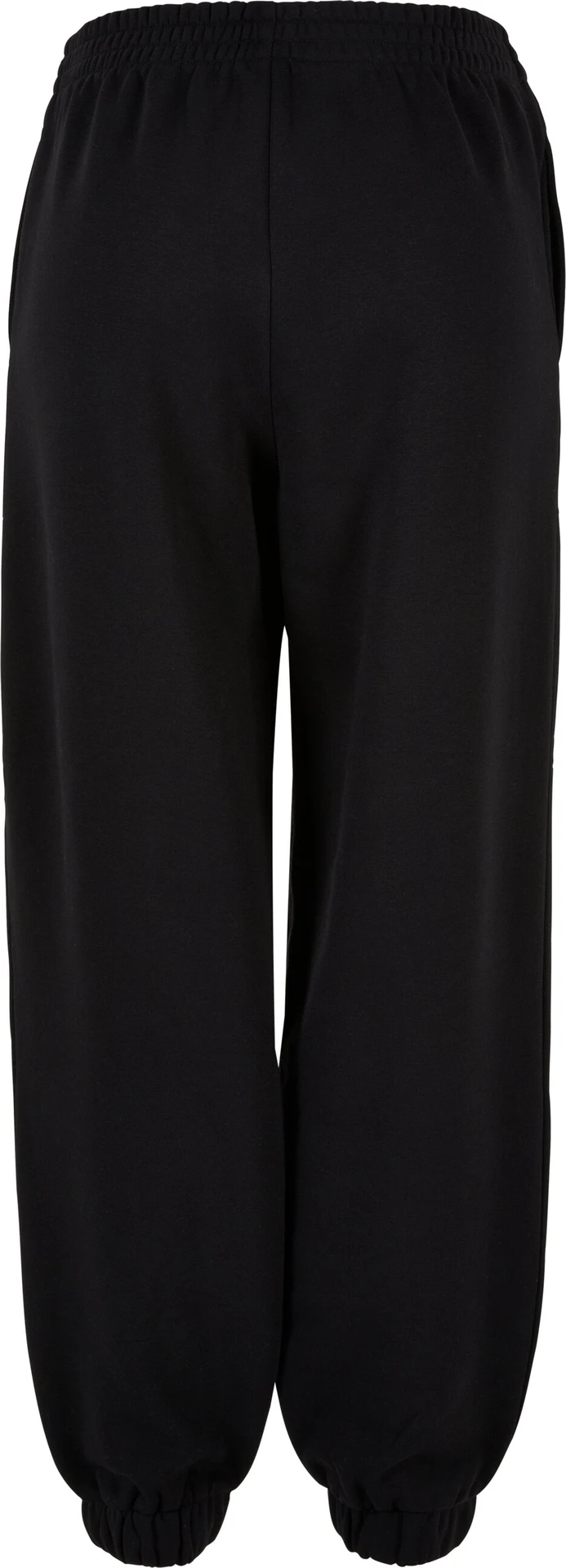 BYB-BY265-ladies-high-waist-ballon-sweat-pants-black-back-7 Build Your Brand Ladies High Waist Ballon Sweat Pants