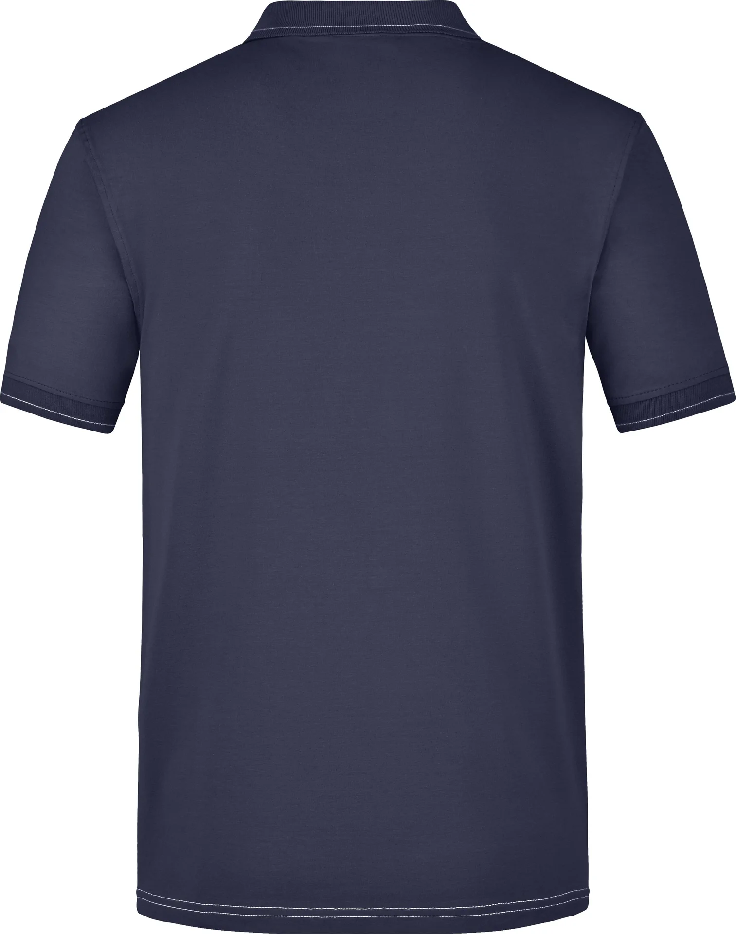 jn569-mens-elastic-poloshirt-navy-white-back-5 James & Nicholson Men´s Elastic Polo