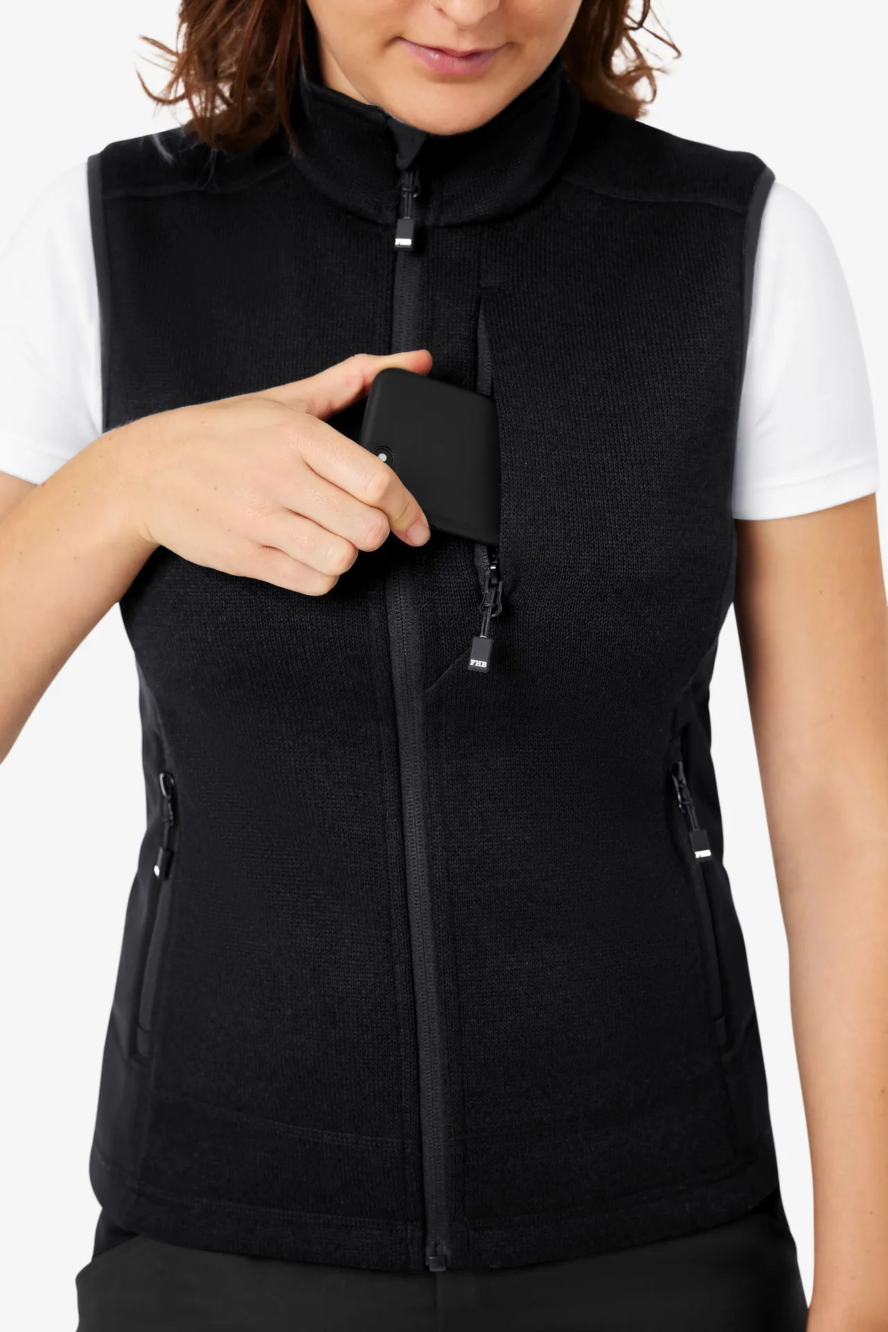 FHB Strick-Fleece-Weste ELSA