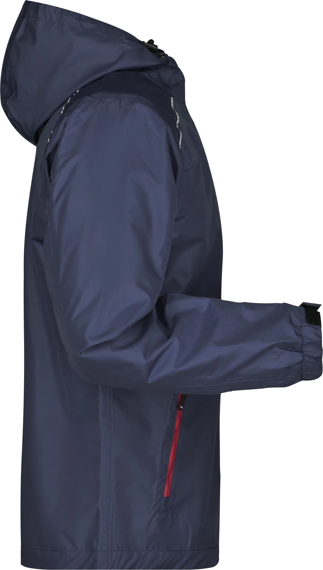 jn1118-mens-rain-jacket-navy-red-right-6 James & Nicholson Men's Rain Jacket