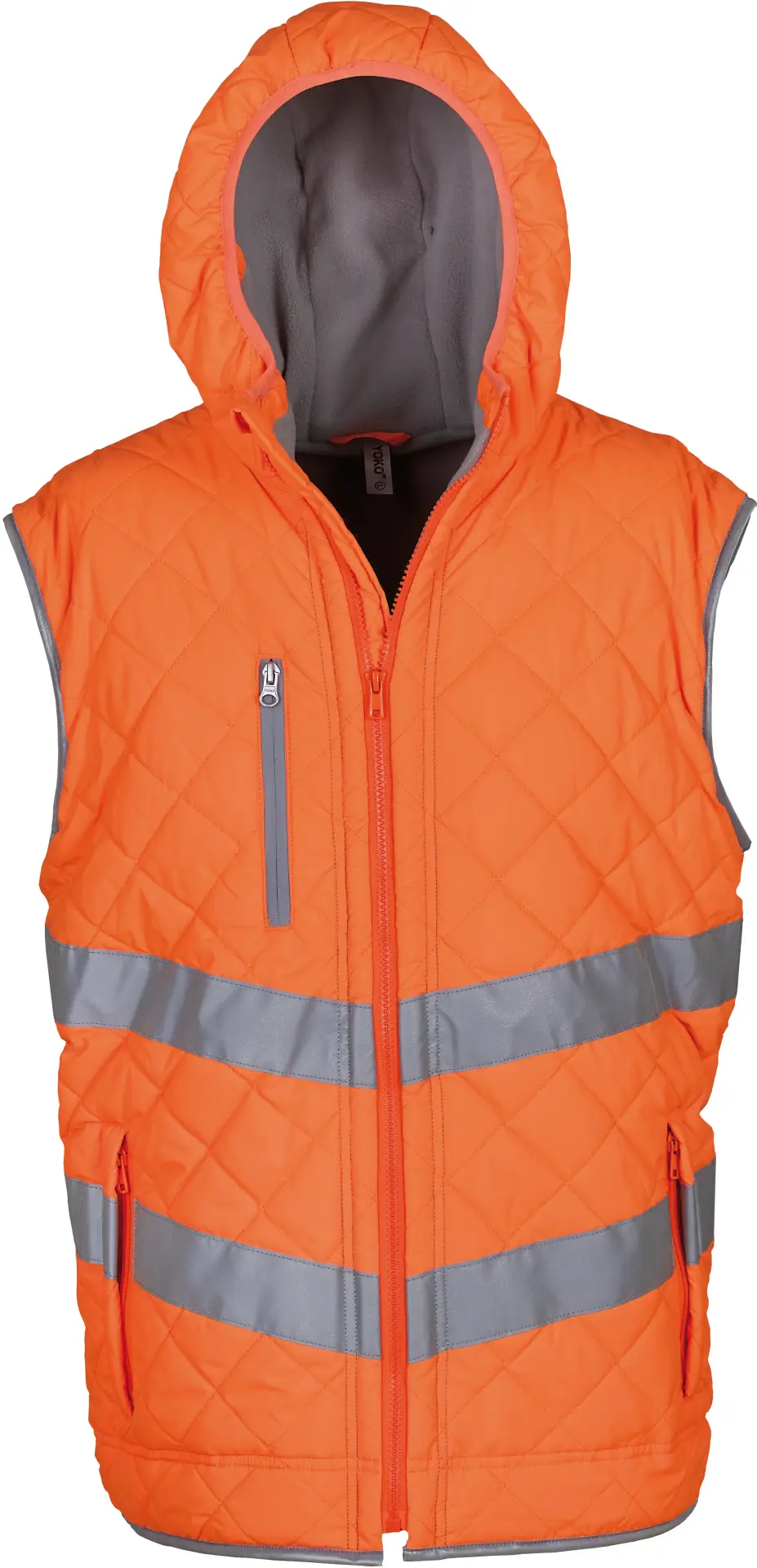 YOKO Hi Vis Kensington Hooded Gilet