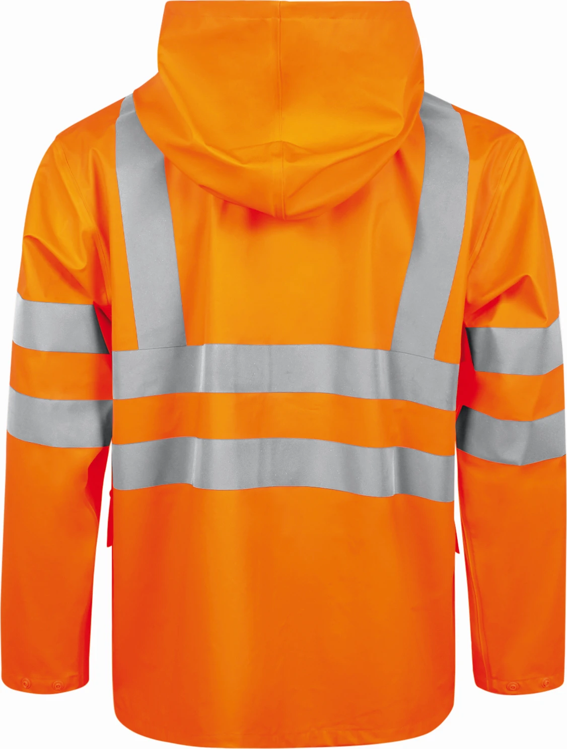 lyngsoe-fr-lr55-woman-flammhemmende-hi-vis-regenjacke-damen-leuchtorange-2 Lyngsøe FR-LR55 Damen Flammhemmende Hi-Vis Regenjacke
