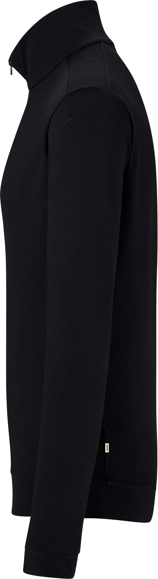 hakro-535-zip-longsleeve-pique-mikralinar-eco-schwarz-2 HAKRO Zip-Longsleeve 535 Piqué MIKRALINAR® ECO
