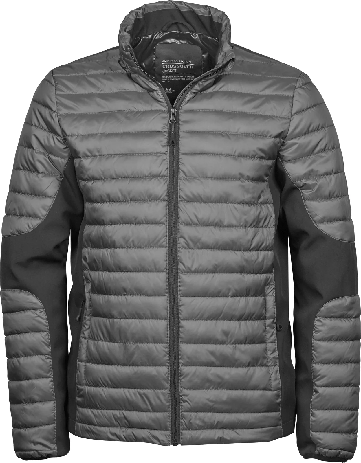 tee-jays-9626-crossover-jacket-spacegrey-black-front-1 Tee Jays Crossover Jacket