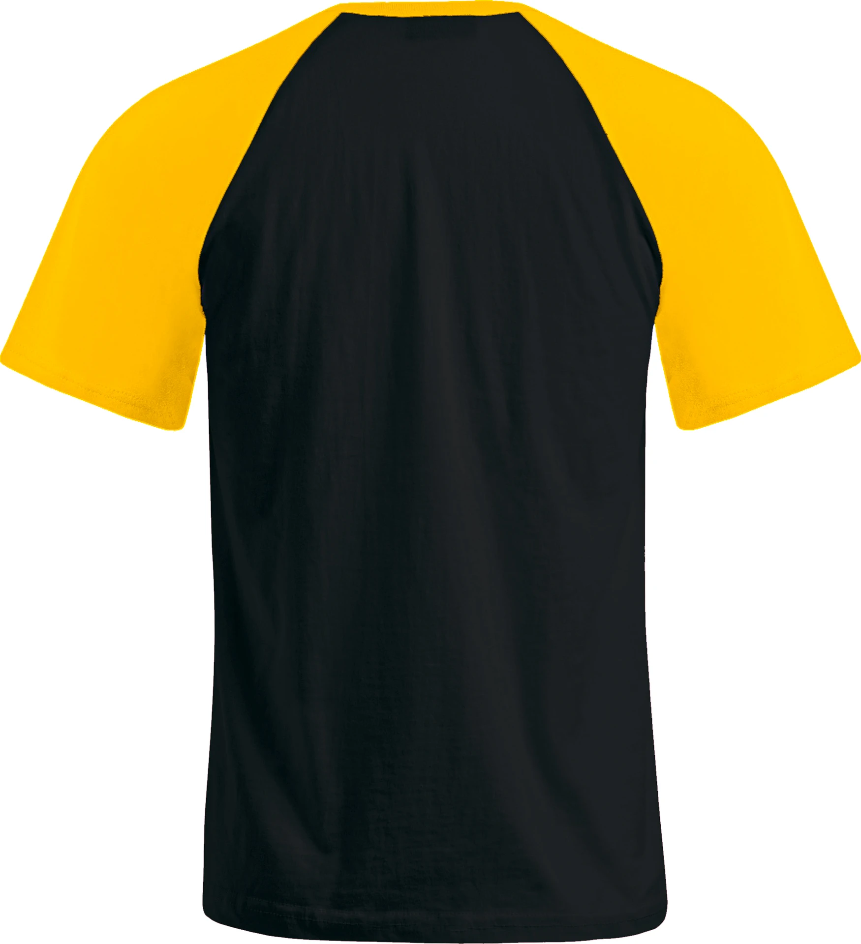 promodoro-1060-mens-raglan-t-shirt-black-gold-back-6 Promodoro Men's Raglan-T