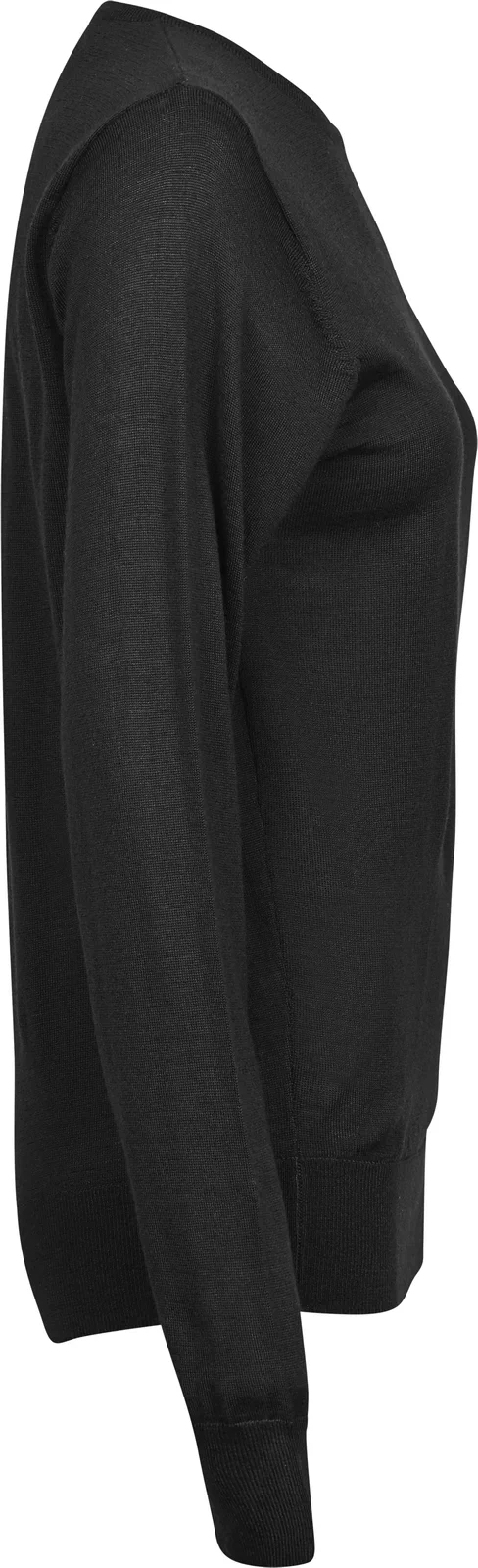 tee-jays-6006-womens-crew-neck-sweater-black-right-4 Tee Jays Women´s Crew Neck Sweater