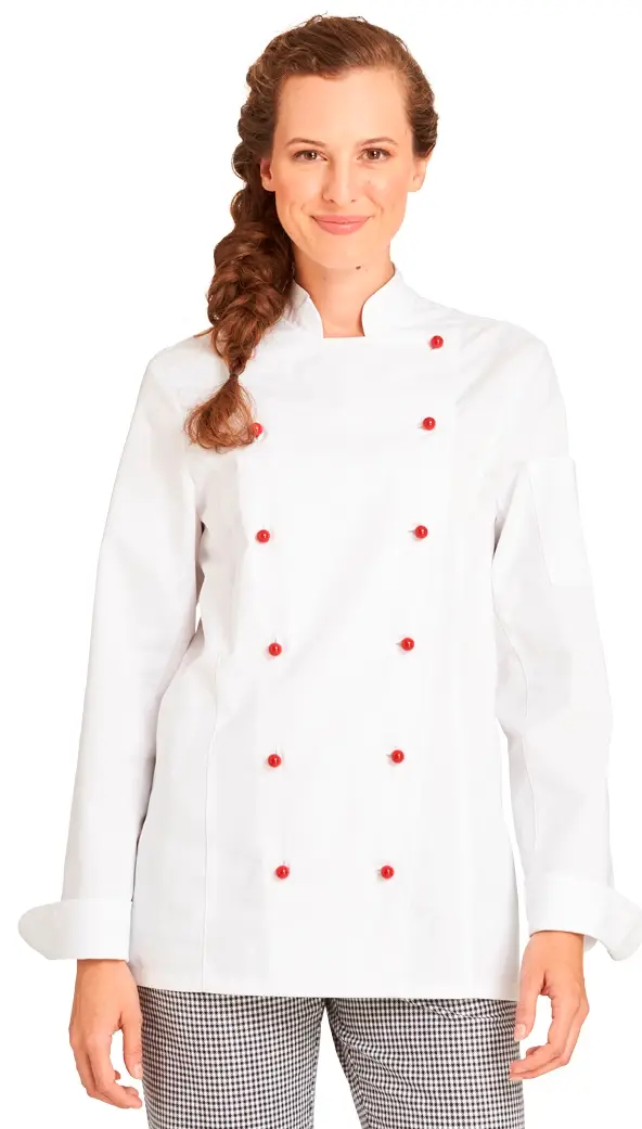 Leiber Damen-Kochjacke 1/1 Arm 08/572