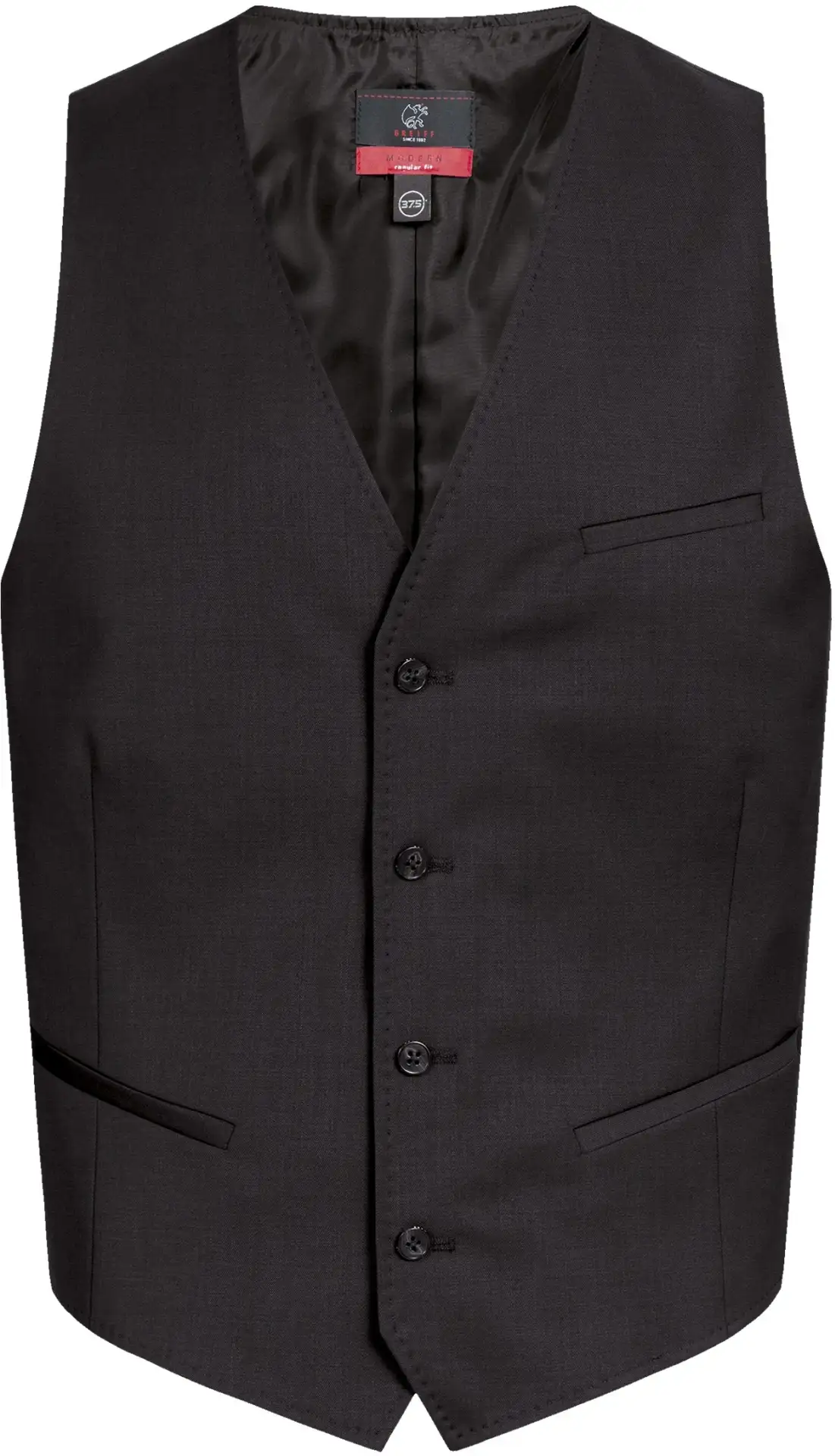 greiff-1614-herren-weste-rf-375_2820_schwarz-front-2 GREIFF Herren Weste MODERN 37.5 Regular Fit