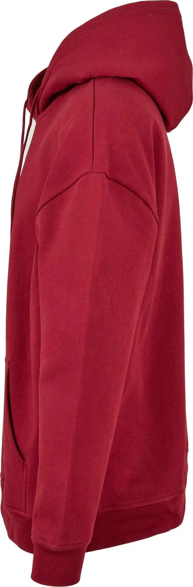 BYB-BB006-basic-oversize-hoody-burgundy-left-6 Build Your Brand Basic Oversize Hoody