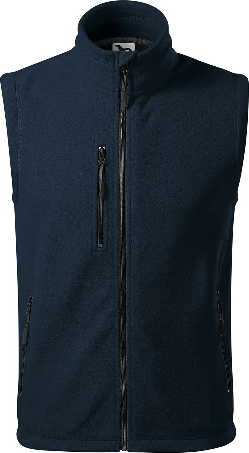 malfini-525-exit-fleece-weste-marineblau-front-2 MALFINI Fleeceweste Exit 525
