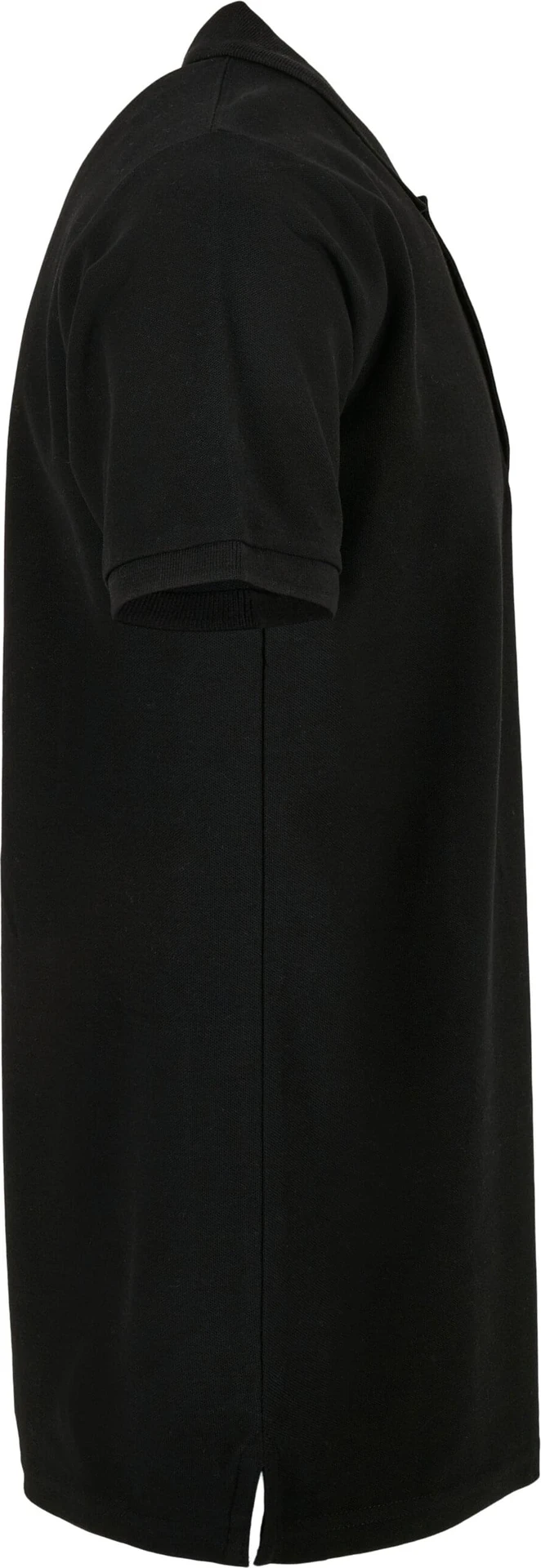 BYB-BY008-polo-pique-shirt-black-right-8 Build Your Brand Polo Piqué Shirt