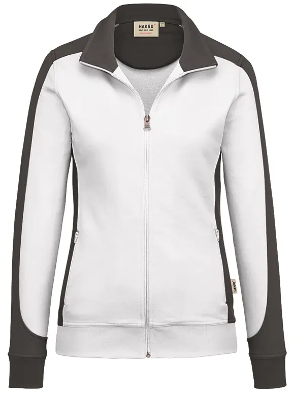 HAKRO Damen-Sweatjacke 277 Contrast Mikralinar®
