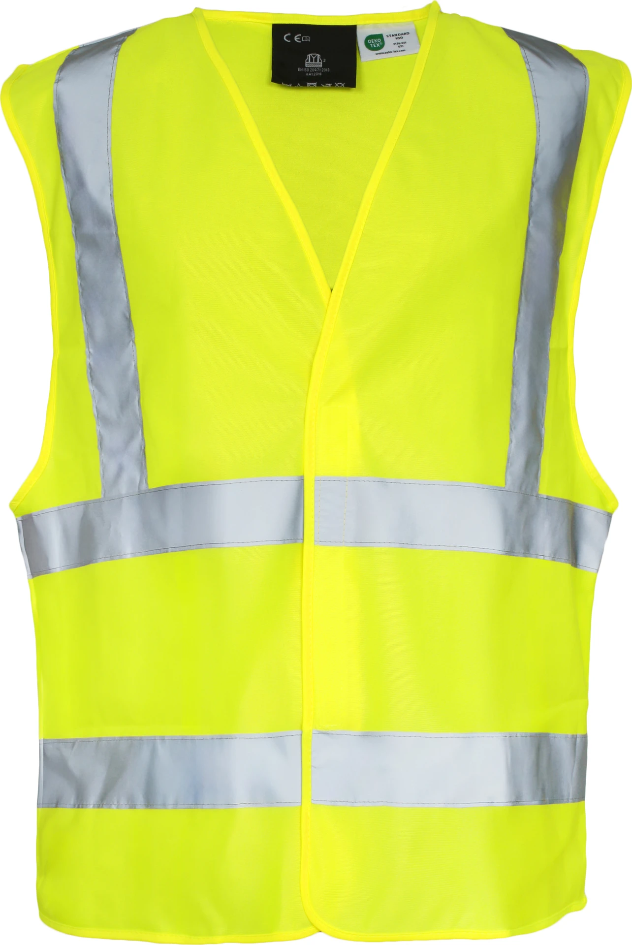 lyngsoe-lr1056-hi-vis-sicherheitsweste-leuchtgelb-front-1 Lyngsøe LR1056 Hi-Vis Sicherheitsweste
