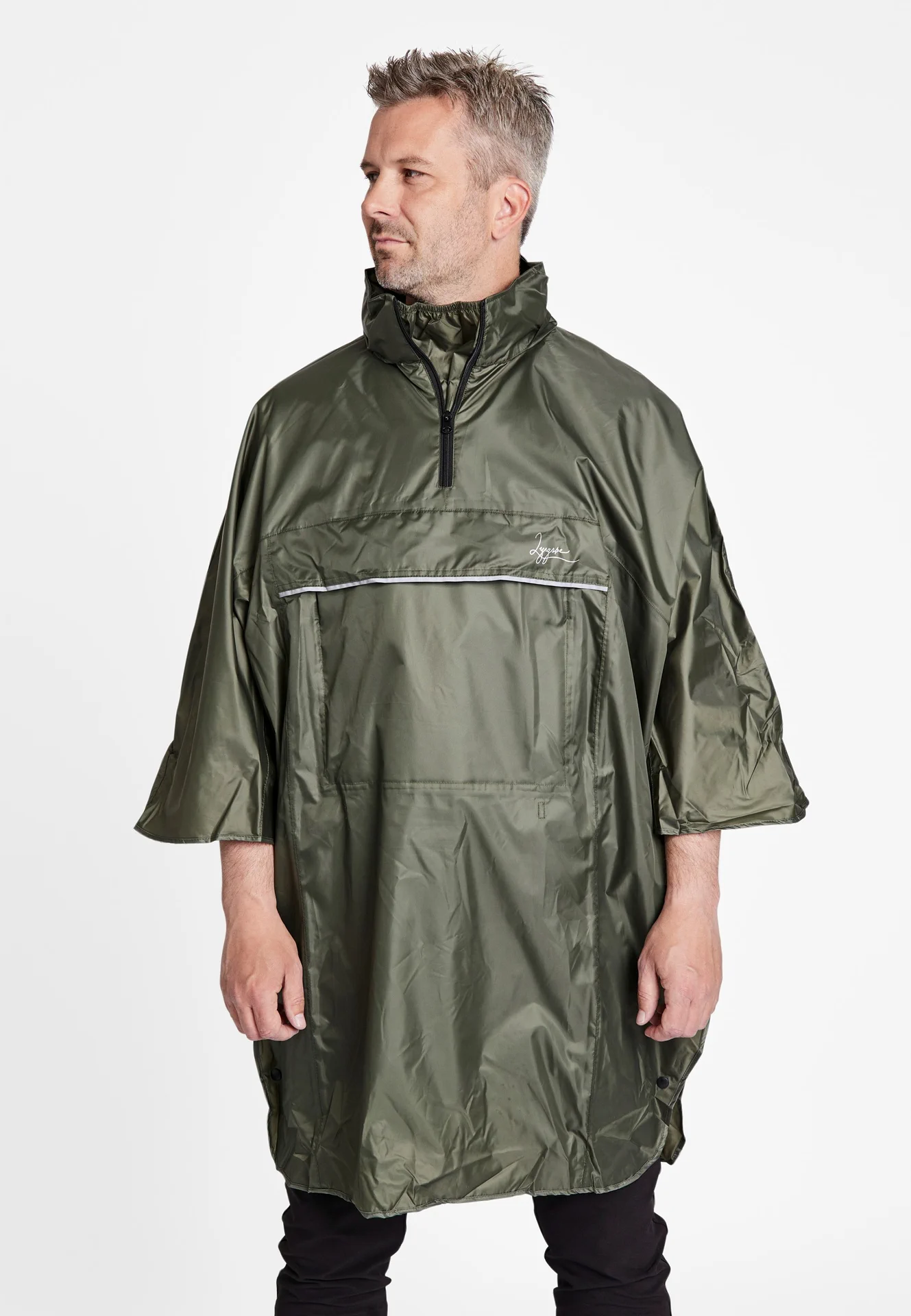 lyngsoe-f1010-poncho-gruen-mod-4 Lyngsøe F1010 Poncho