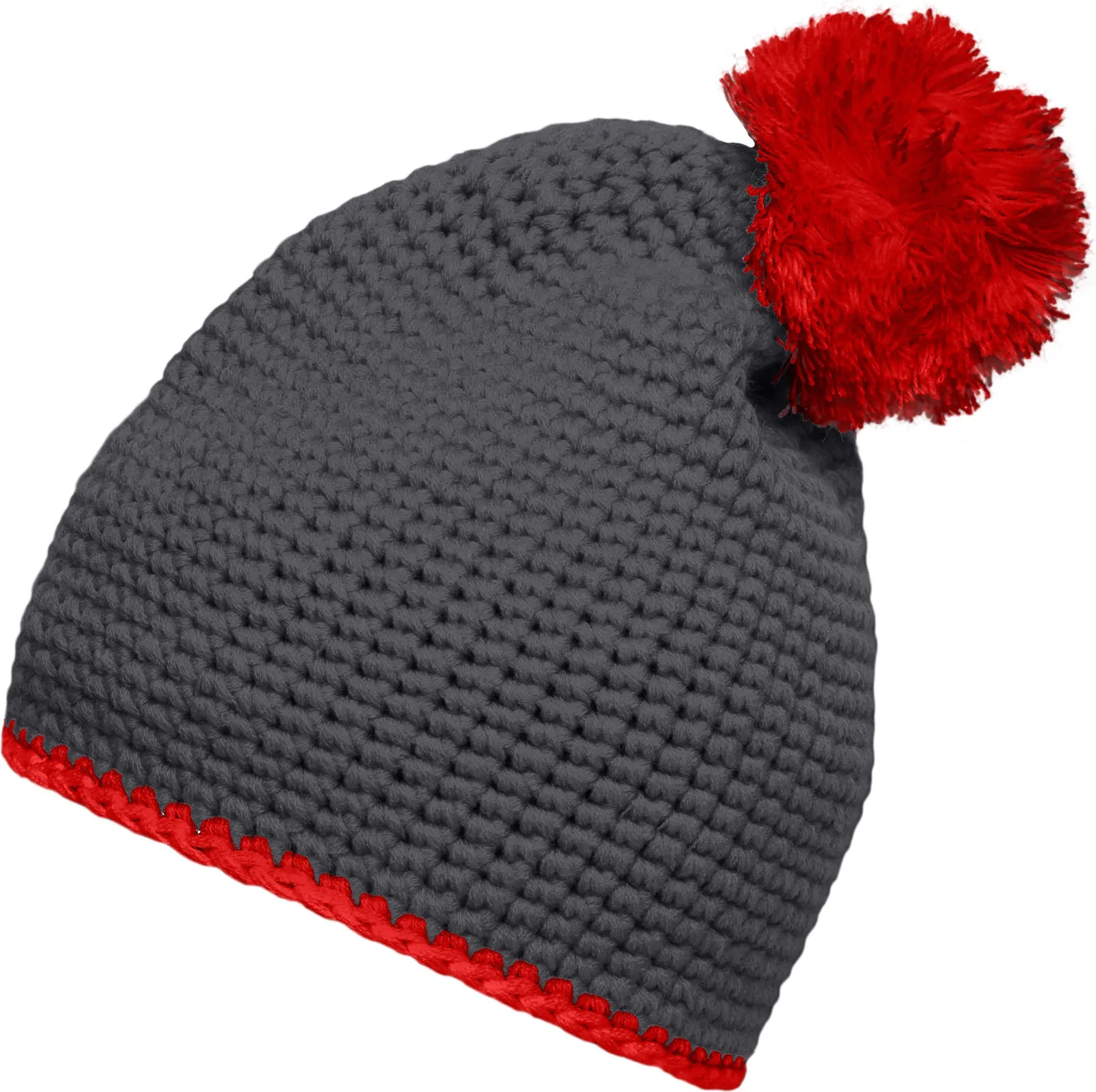 myrtle beach Pompon Hat with Contrast Stripe