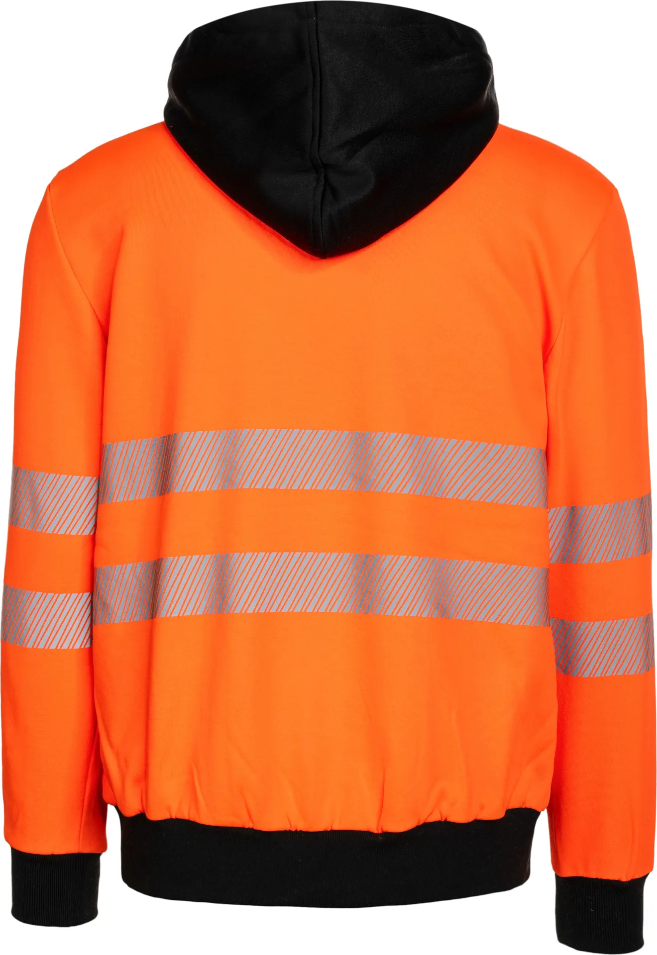 korntex-eosho-eos-hi-vis-workwear-hoody-with-printing-area-signalorange-black-back-2 Korntex EOS Hi-Vis Workwear Hoody With Printing Area