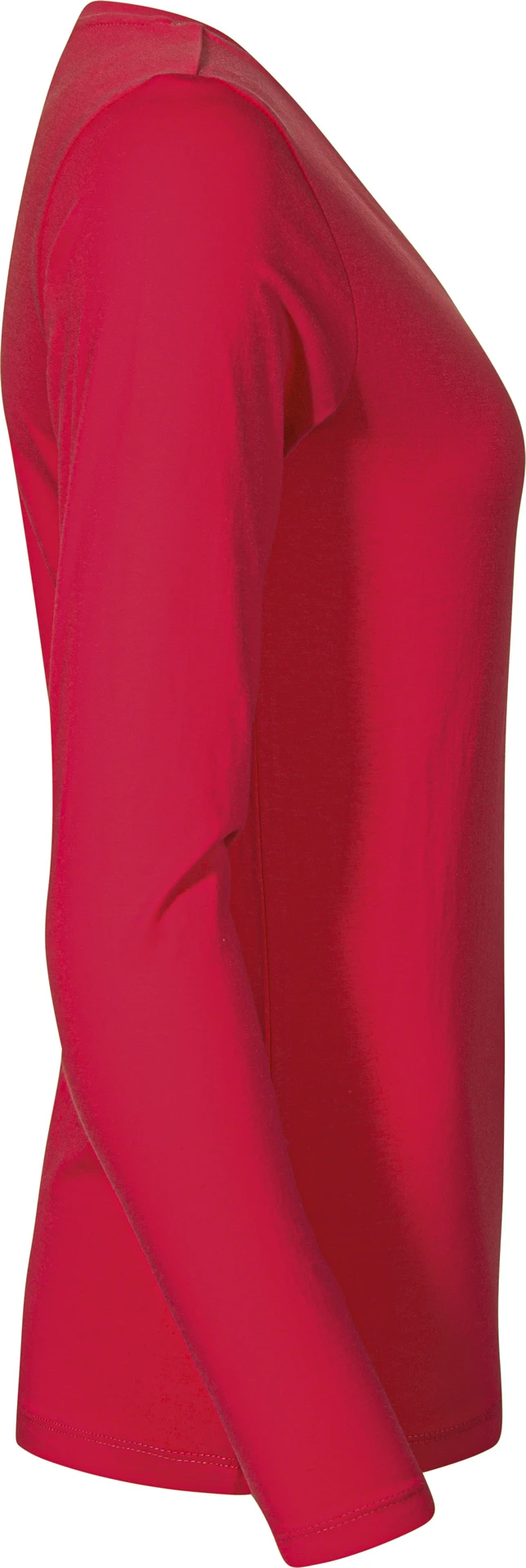 promodoro-1560-womens-v-neck-t-shirt-long-sleeve-brightrose-side-5 Promodoro Women´s V-Neck T-Shirt Long Sleeve