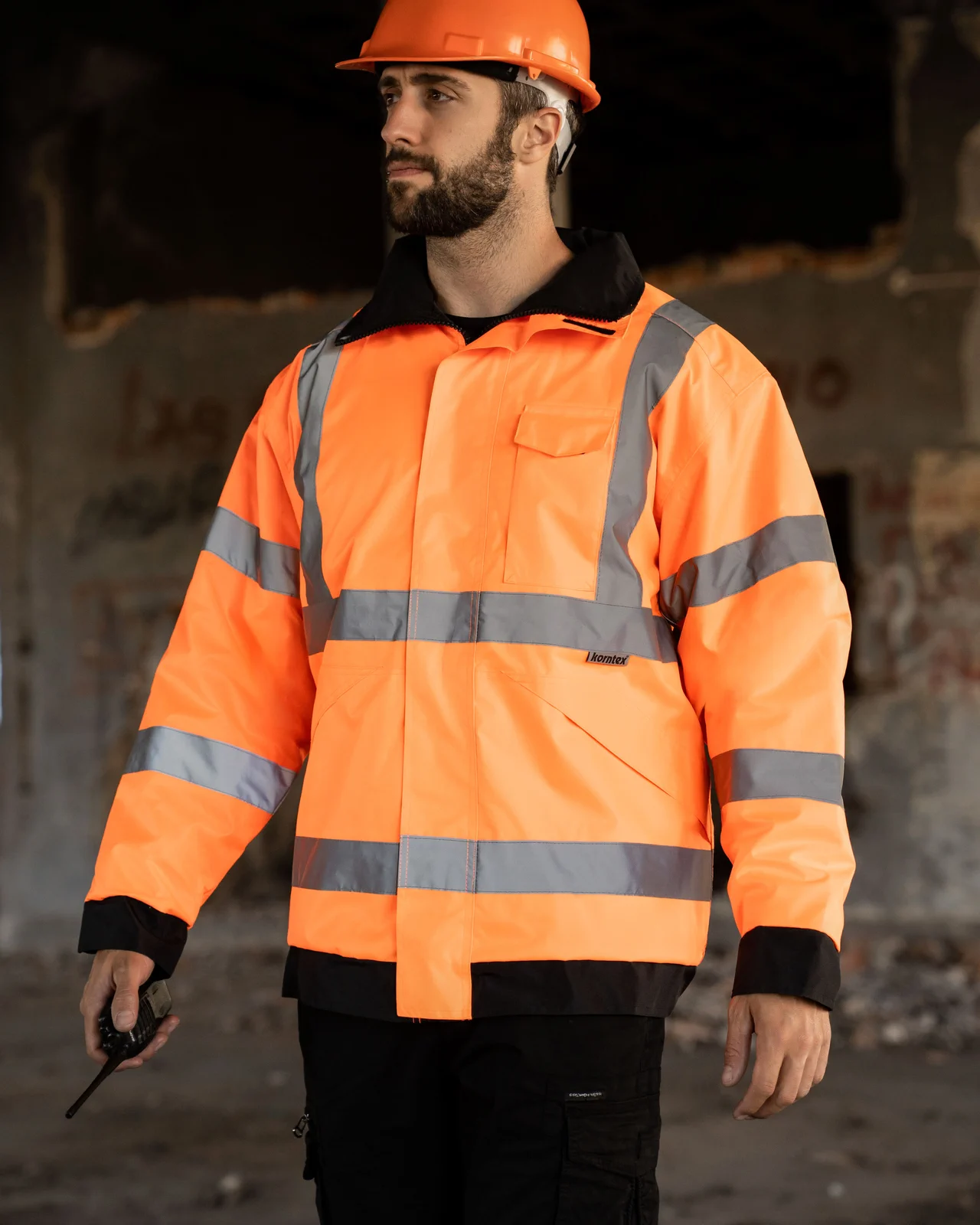 Korntex Hi-Vis Light Rain Jacket Kaunas