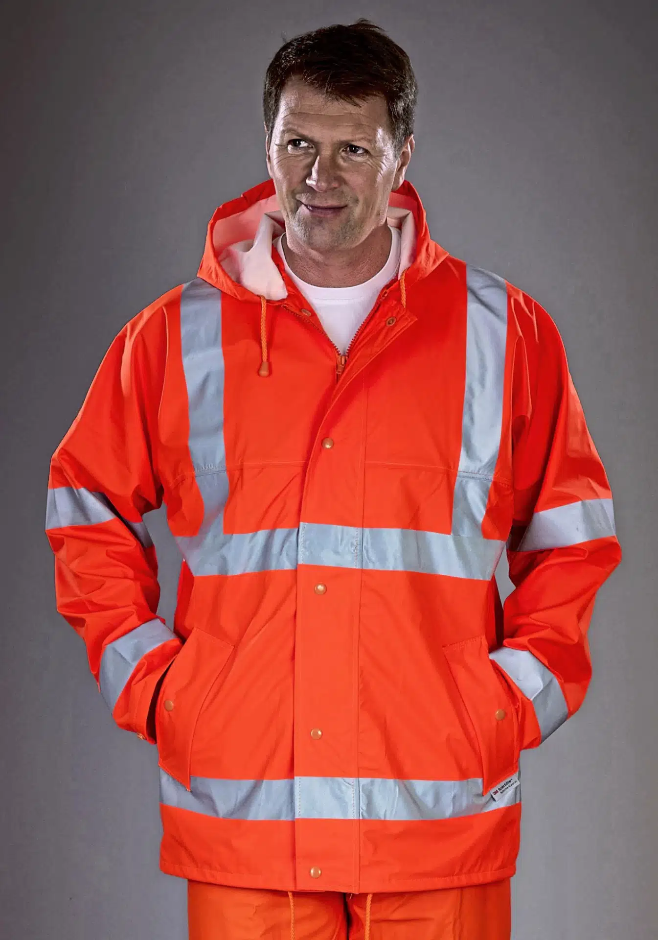 YOKO Hi-Vis Soft Flex Breathable Rain Jacket