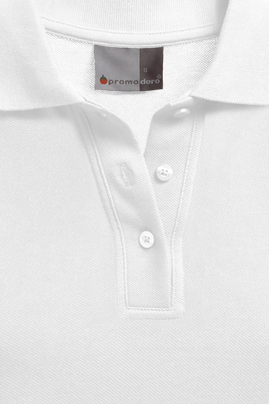 promodoro-4605-womens-heavy-polo-long-sleeve-white-detail-7 Promodoro Women's Heavy Polo Longsleeve