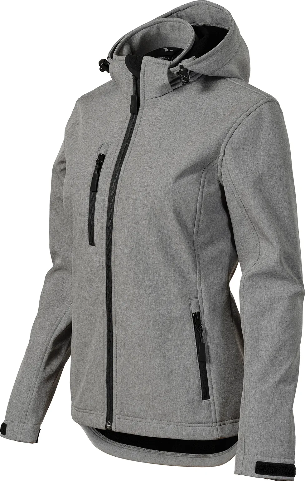 malfini-521-performance-softshelljacke-damen-dunkelgrau-meliert-left-3 MALFINI Softshelljacke Damen Performance 521