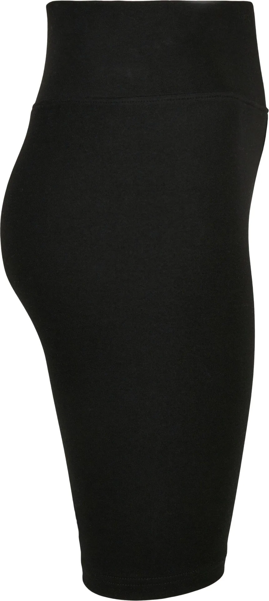 BYB-BY184-ladies-high-waist-cycle-shorts-black-right-8 Build Your Brand Ladies High Waist Cycle Shorts