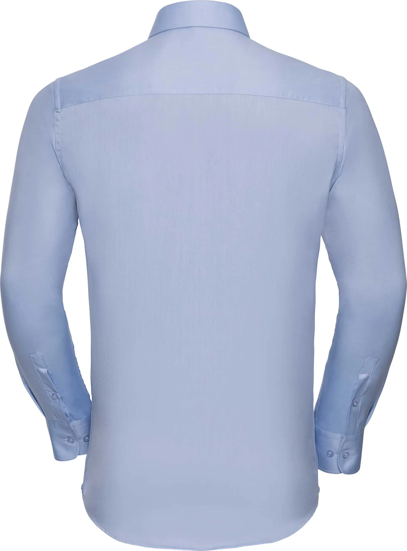 russell-r962m-mens-ls-herringbone-shirt-lightblue-back-5 Russell Men's Long Sleeve Herringbone Shirt