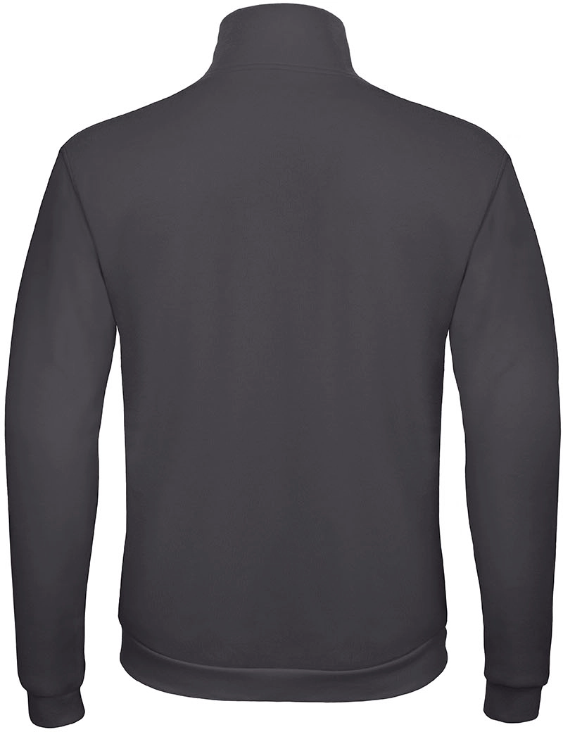 BC-WUI26-ID206-anthracite-2 B&C ID.206 Sweat-Jacket 50/50