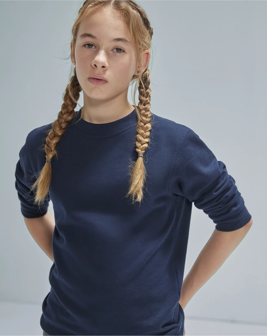 B&C Kids ID.332 Crew Sweatshirt