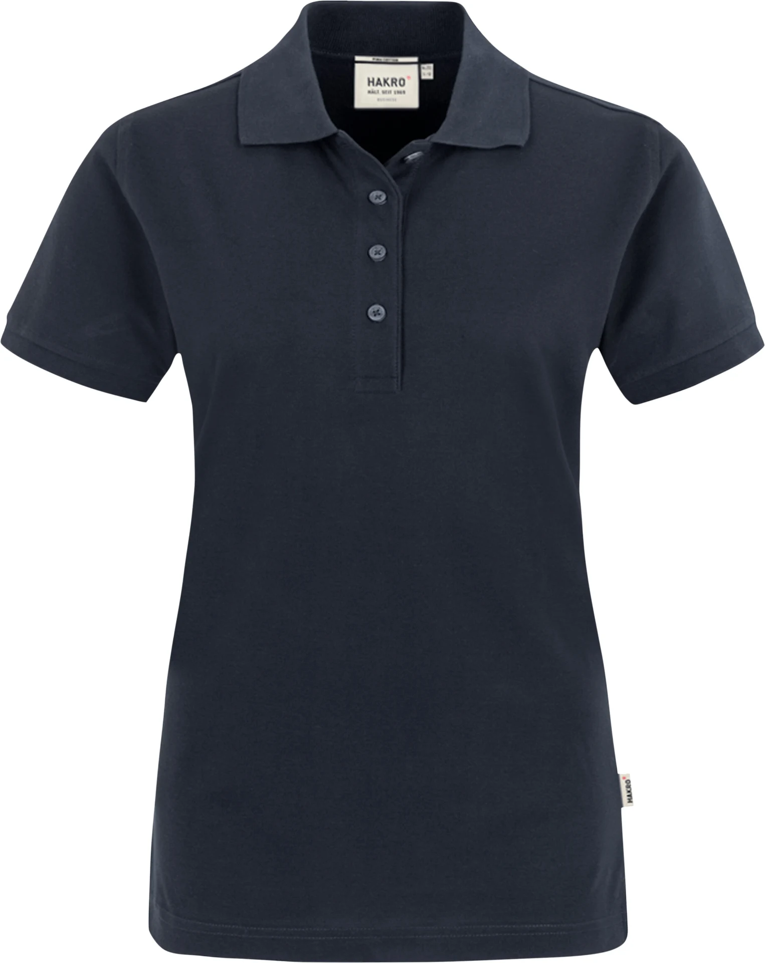 hakro-201-damen-poloshirt-pima-baumwolle-tinte-front-1 HAKRO Women-Premium-Poloshirt 201 Pima-Cotton