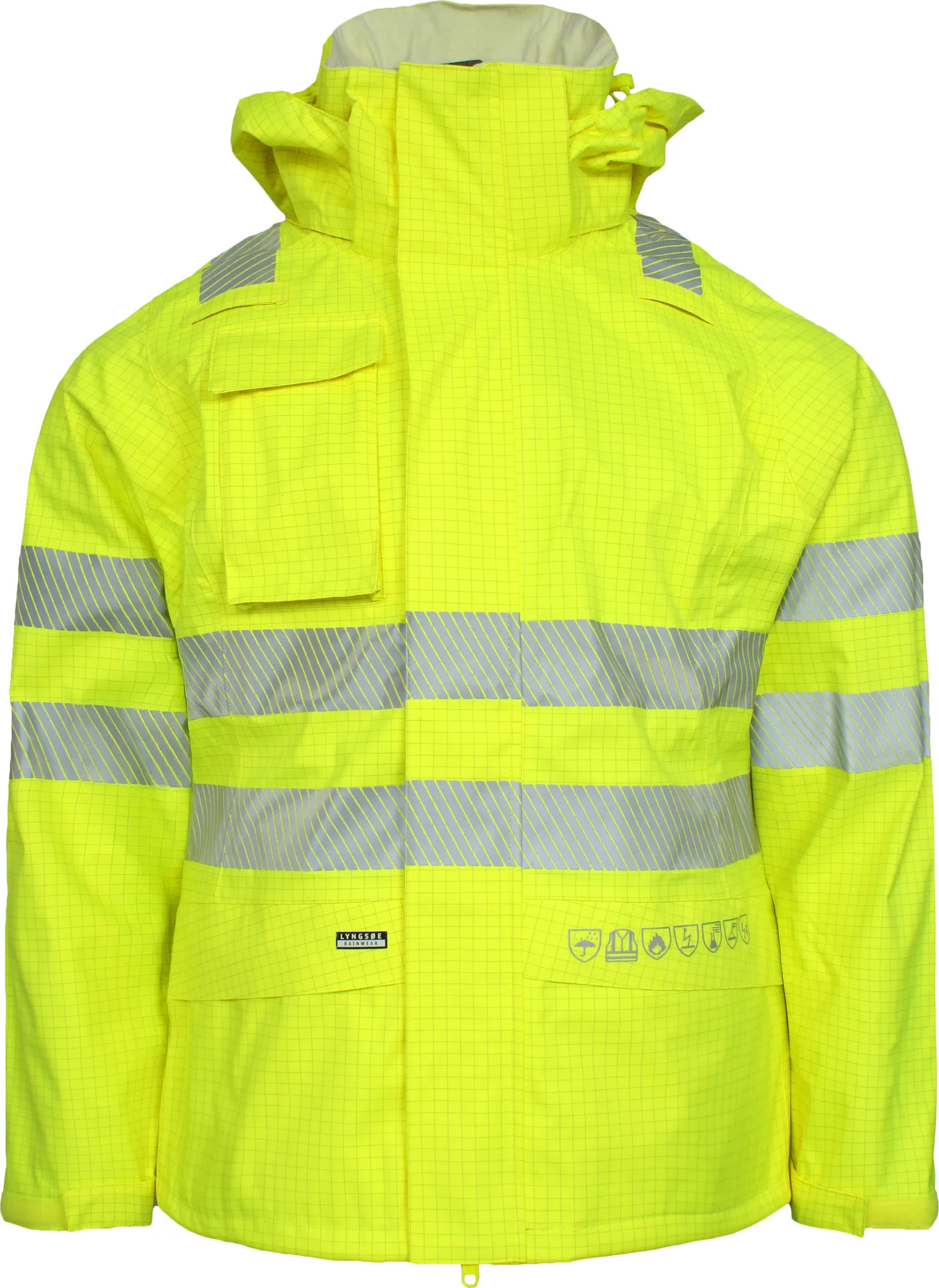 lyngsoe-arc-lr19055-woman-multinorm-hi-vis-jacke-damen-leuchtgelb-front-1 Lyngsøe ARC-LR19055 Damen Multinorm Hi-Vis Jacke