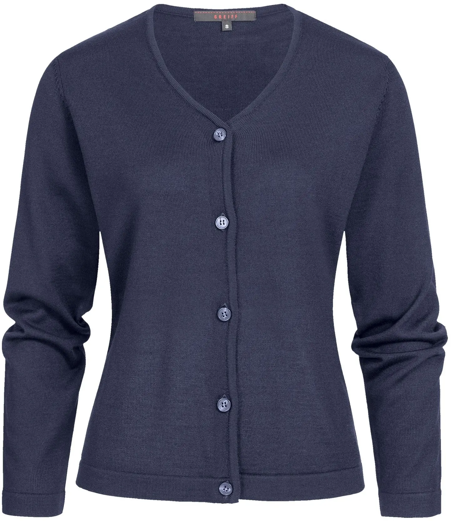 greiff-6053-damen-strickjacke-rf_5050_dunkelblau-front-2 GREIFF Damen Strickjacke Regular Fit