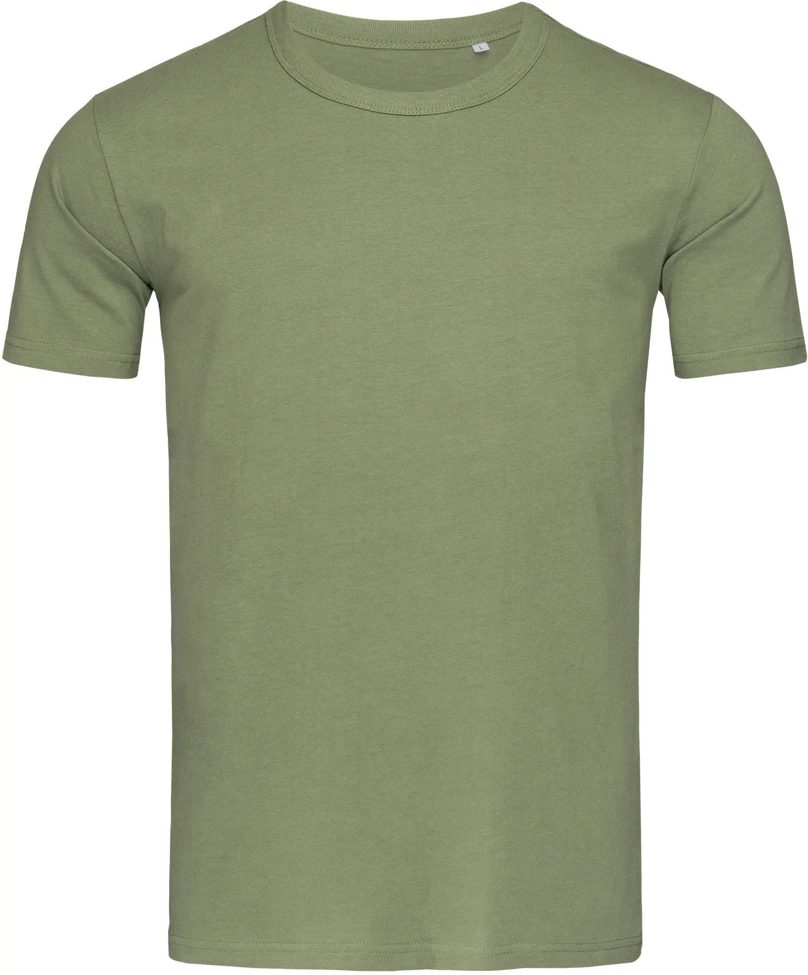 stedman-st9020-crew-neck-t-shirt-morgan-militarygreen-front-4 Stedman Morgan Crew Neck