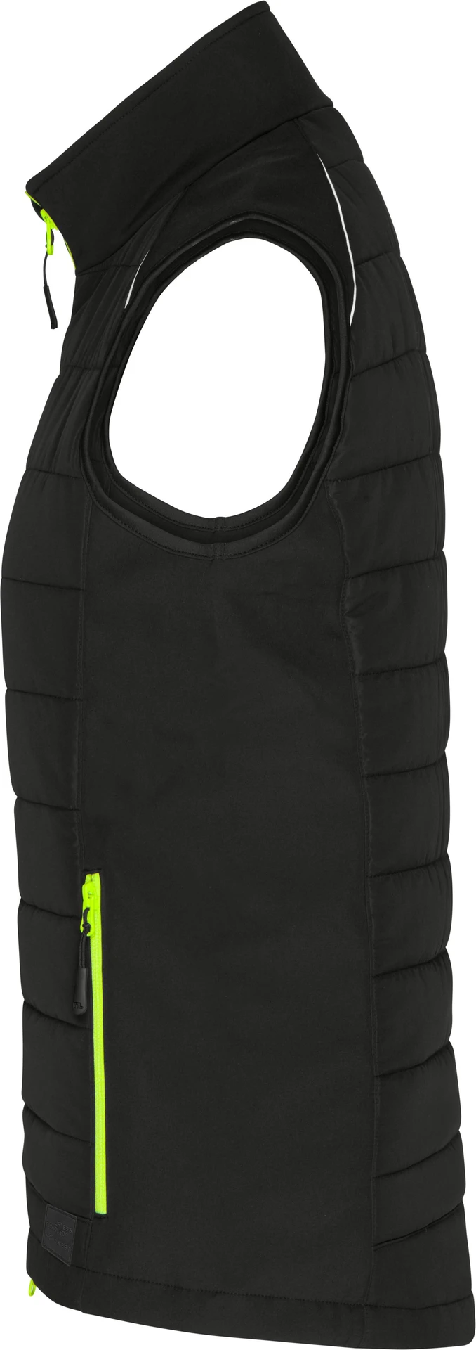 jn1821-ladies-hybrid-vest-black-neonyellow-left-4 James & Nicholson Ladies Hybrid Vest 1821