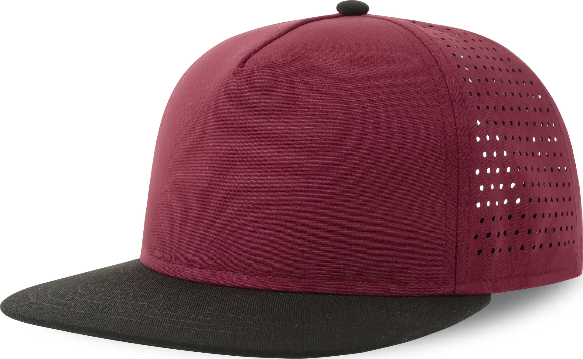 burgundy/black