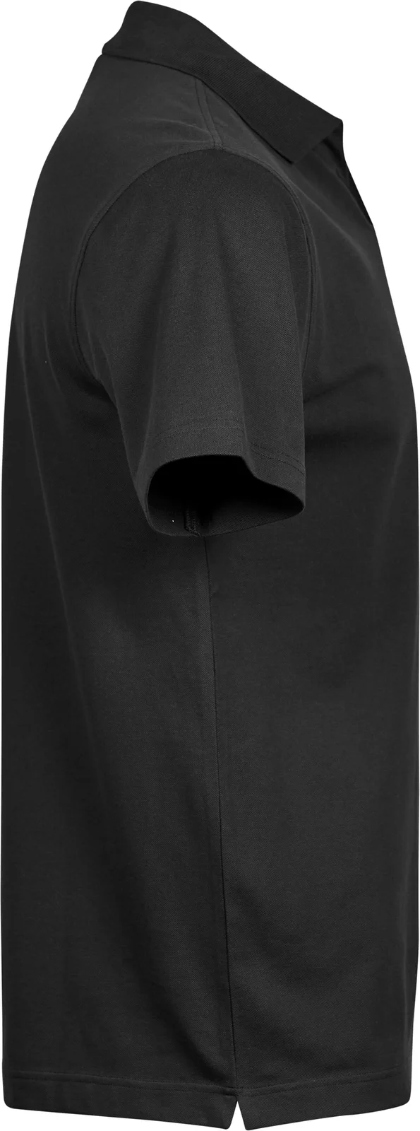tee-jays-1404-luxury-stretch-v-neck-poloshirt-black-right-4 Tee Jays Luxury Stretch V-Neck Polo
