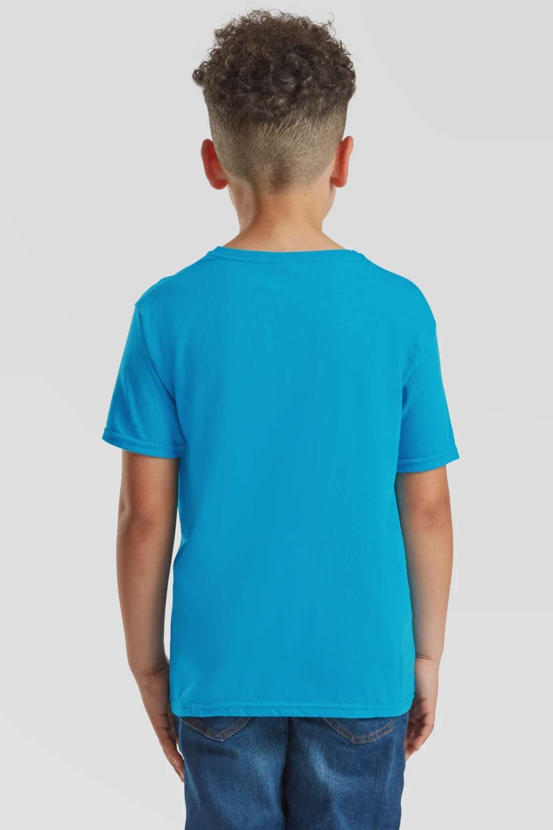 fruit-of-the-loom-61-023-0-kids-iconic-150-t-shirt-azureblue-model-2 F.O.L. Kids Iconic T