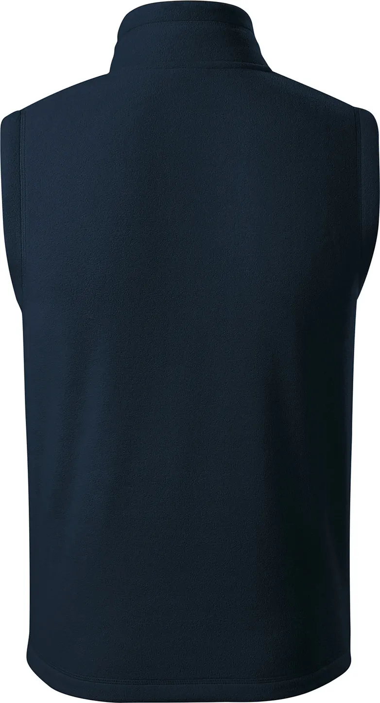 malfini-525-exit-fleece-weste-marineblau-back-5 MALFINI Fleeceweste Exit 525