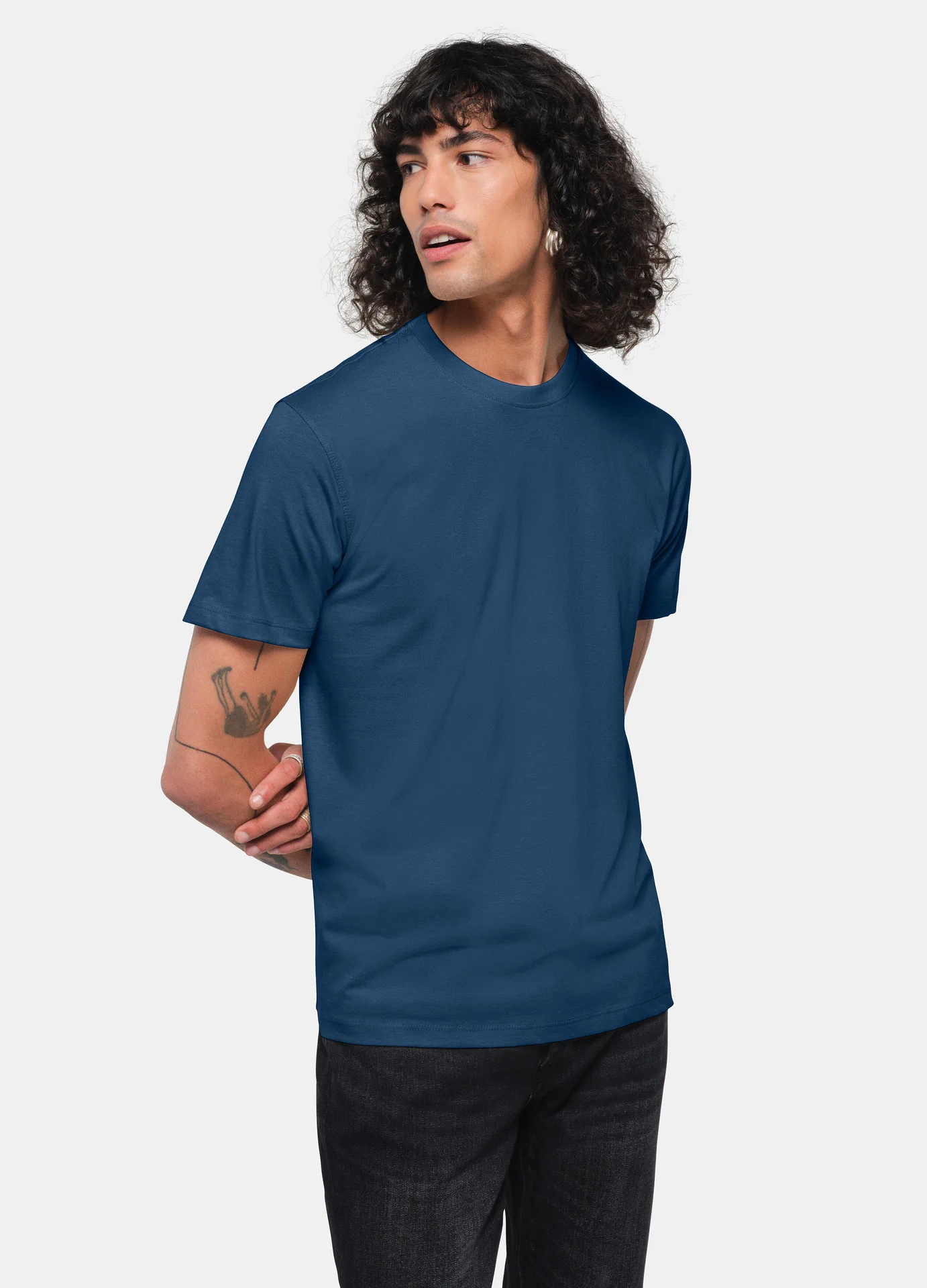 hakro-293-t-shirt-heavy-marine-model-0 HAKRO T-Shirt 293 Heavy