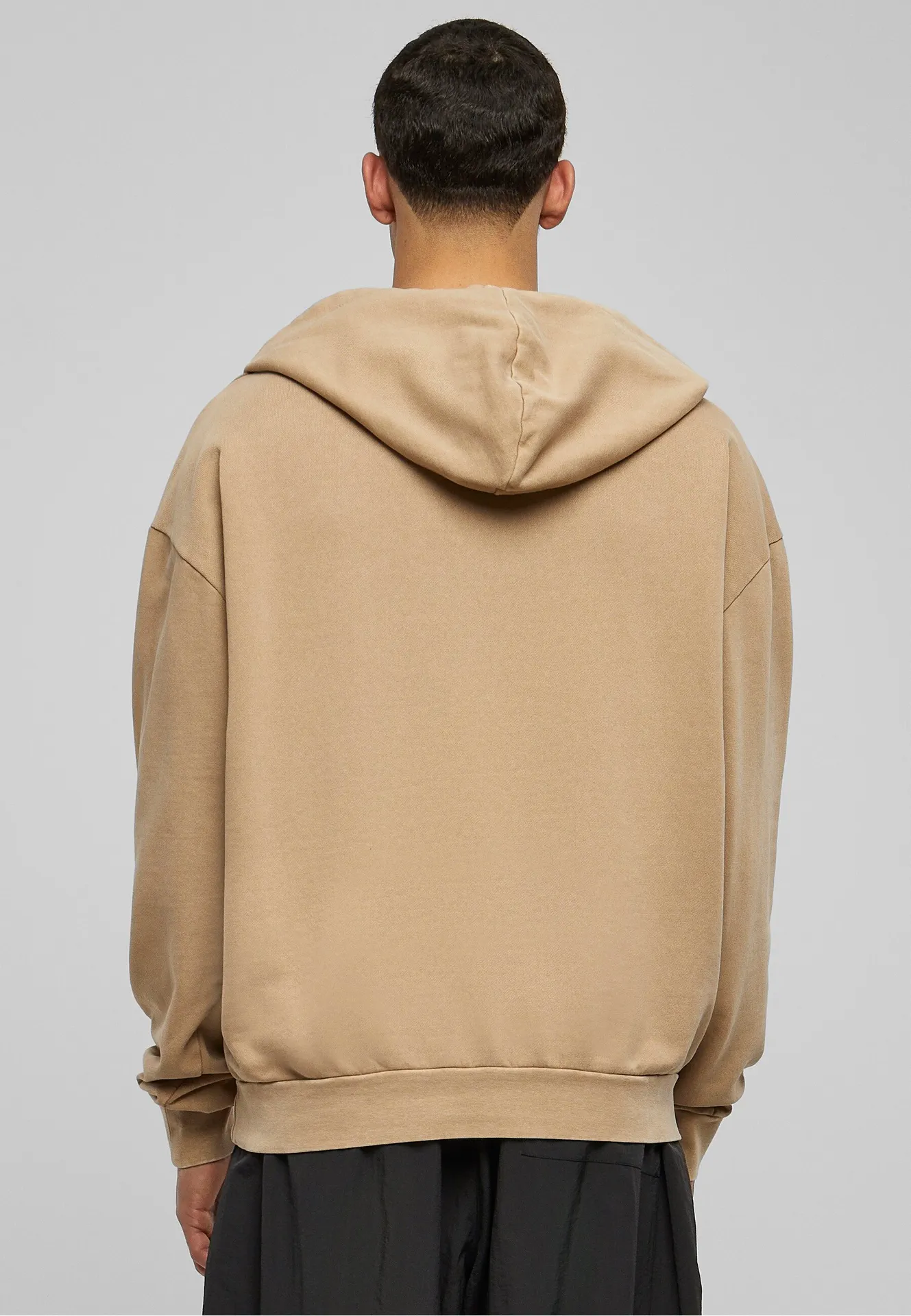 Build Your Brand Acid Washed Oversize Hoody