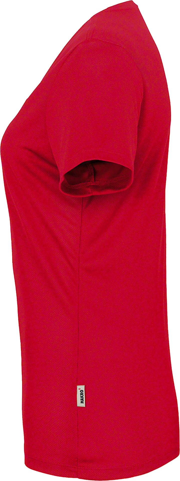 hakro-187-damen-v-shirt-coolmax-rot-2 HAKRO Women-V-Shirt 187 Coolmax