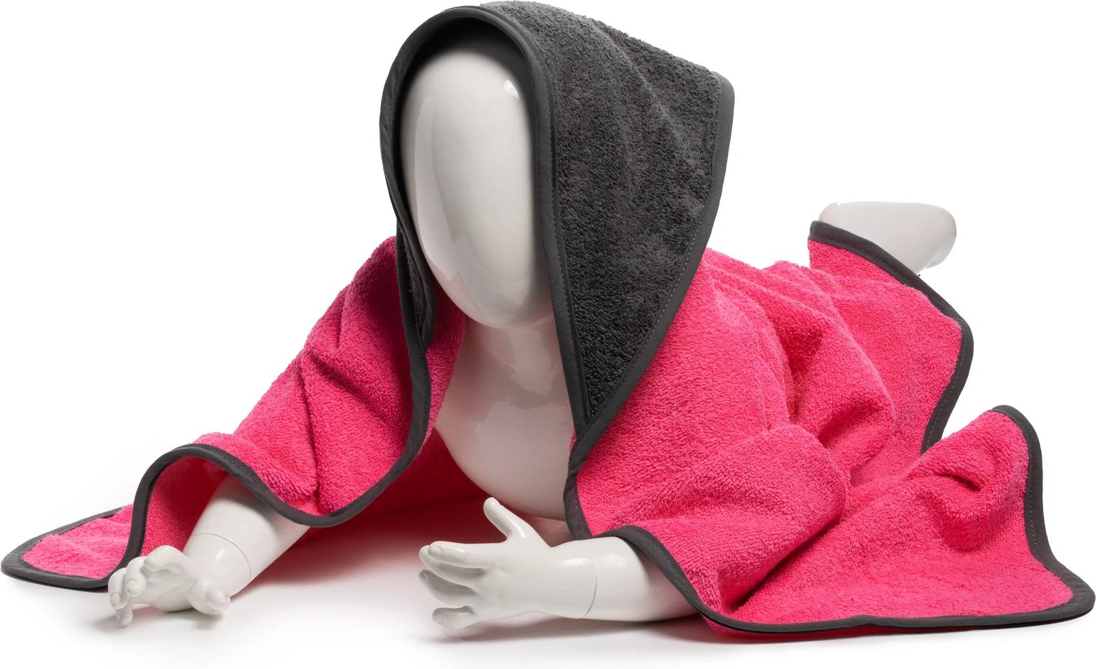 artg-arb032-babiezz-hooded-towel-pink-graphite-front-1 ARTG Babiezz® Hooded Towel