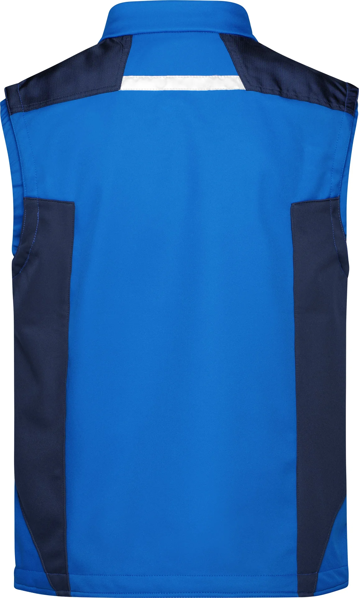 jn845-workwear-softshell-vest-royal-navy-back-5 James & Nicholson Workwear Softshell Vest -Strong-