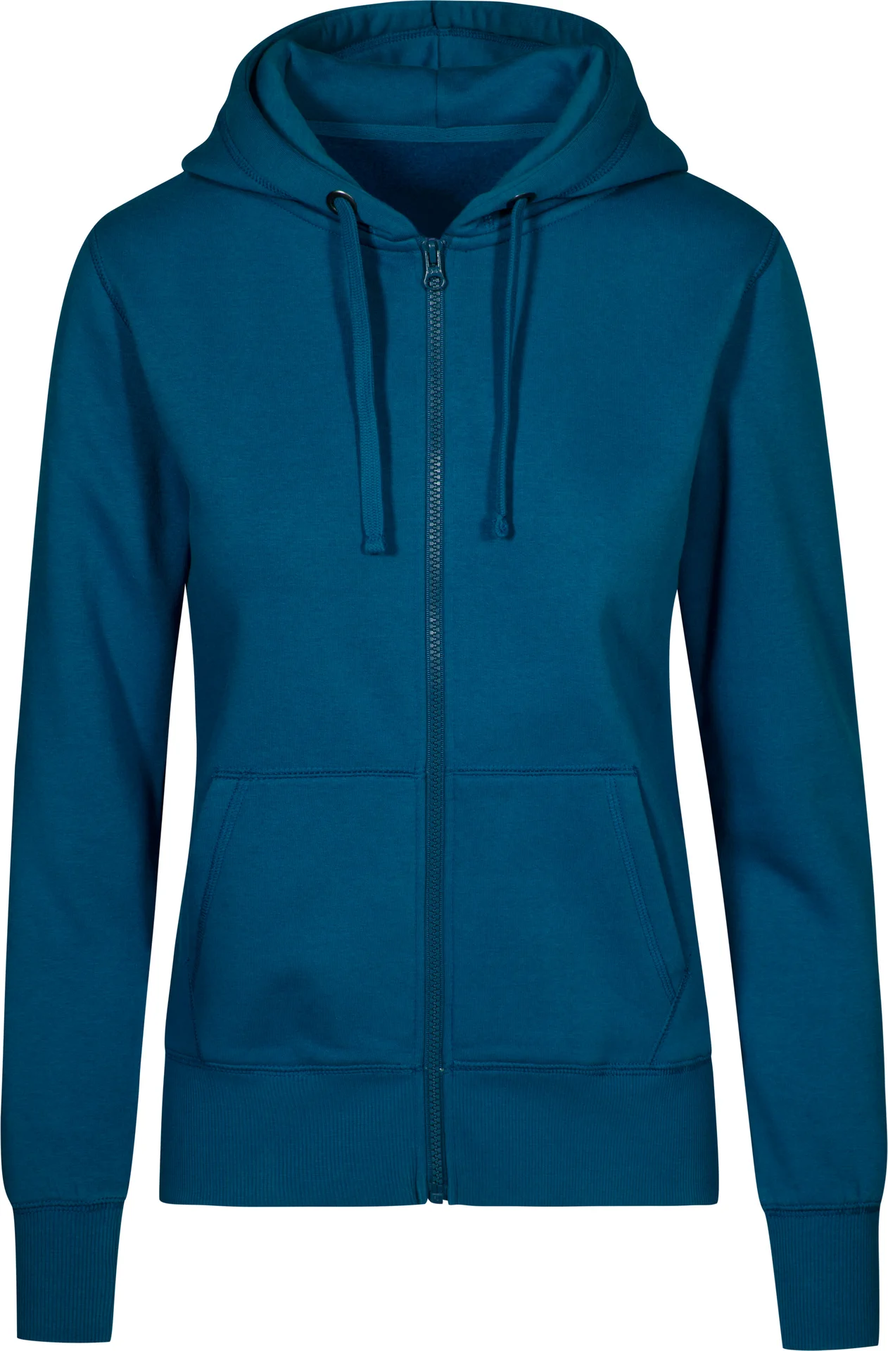 promodoro-1751-womens-hoody-jacket-petrol-front-3 Promodoro X.O Women´s Hoody Jacket