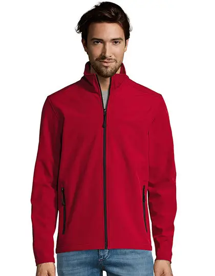 SOL'S Men's Softshell Zip Jacket Race