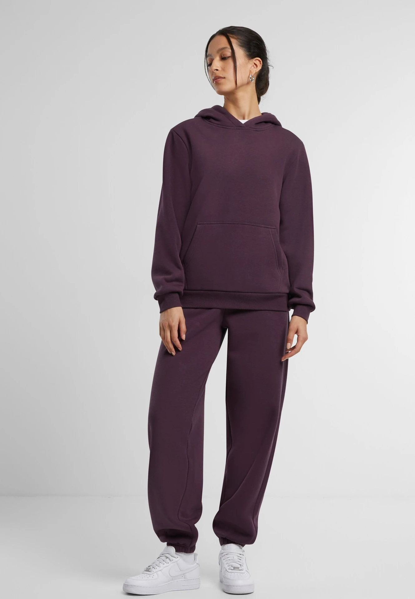 Build Your Brand Ladies Fluffy Hoody