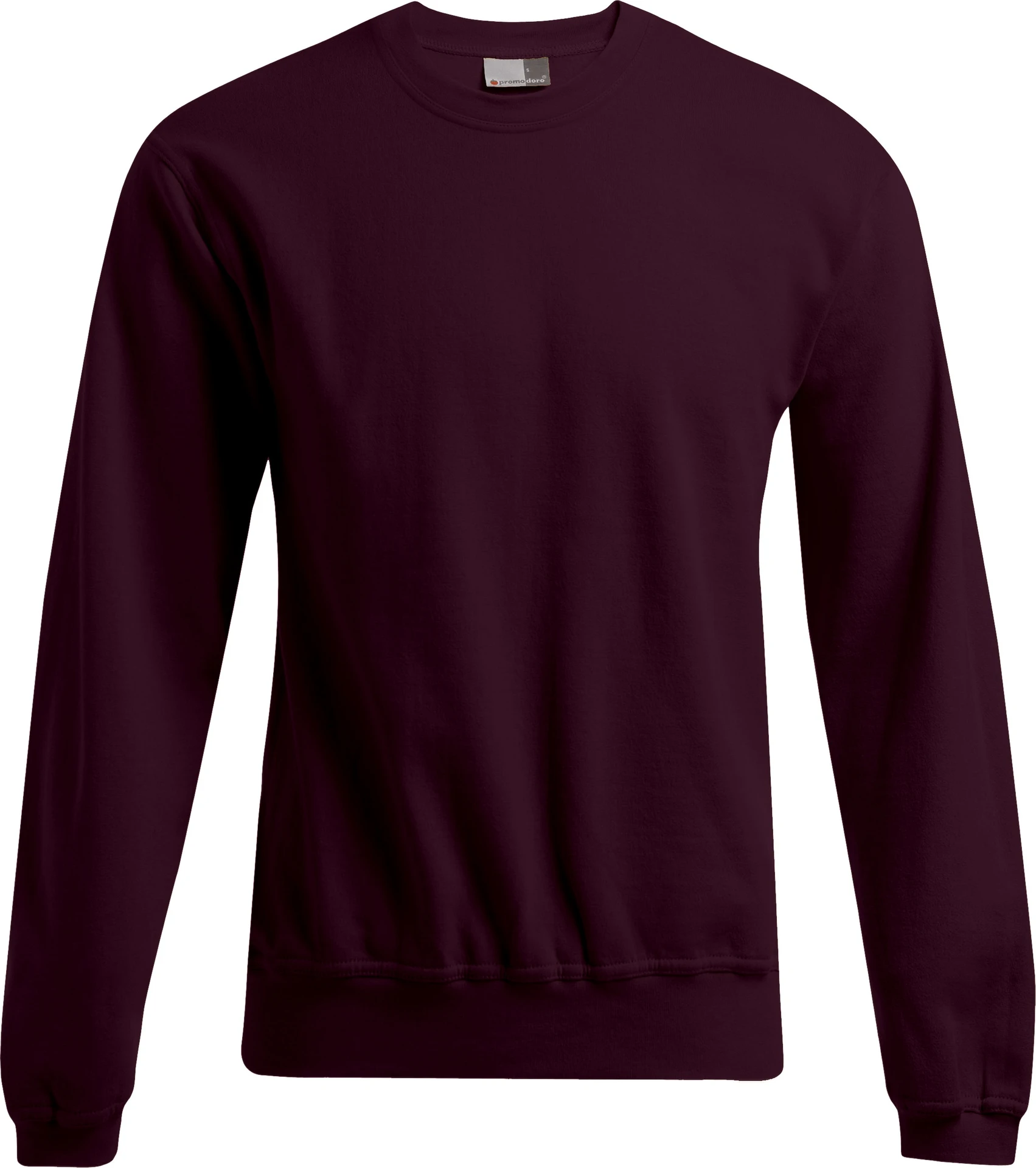 promodoro-2199-mens-new-sweater-burgundy-front-3 Promodoro Men's Sweater 80/20