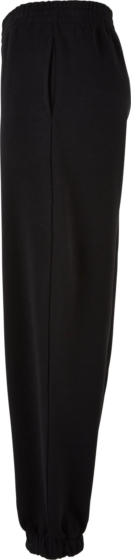 BYB-BY265-ladies-high-waist-ballon-sweat-pants-black-left-6 Build Your Brand Ladies High Waist Ballon Sweat Pants