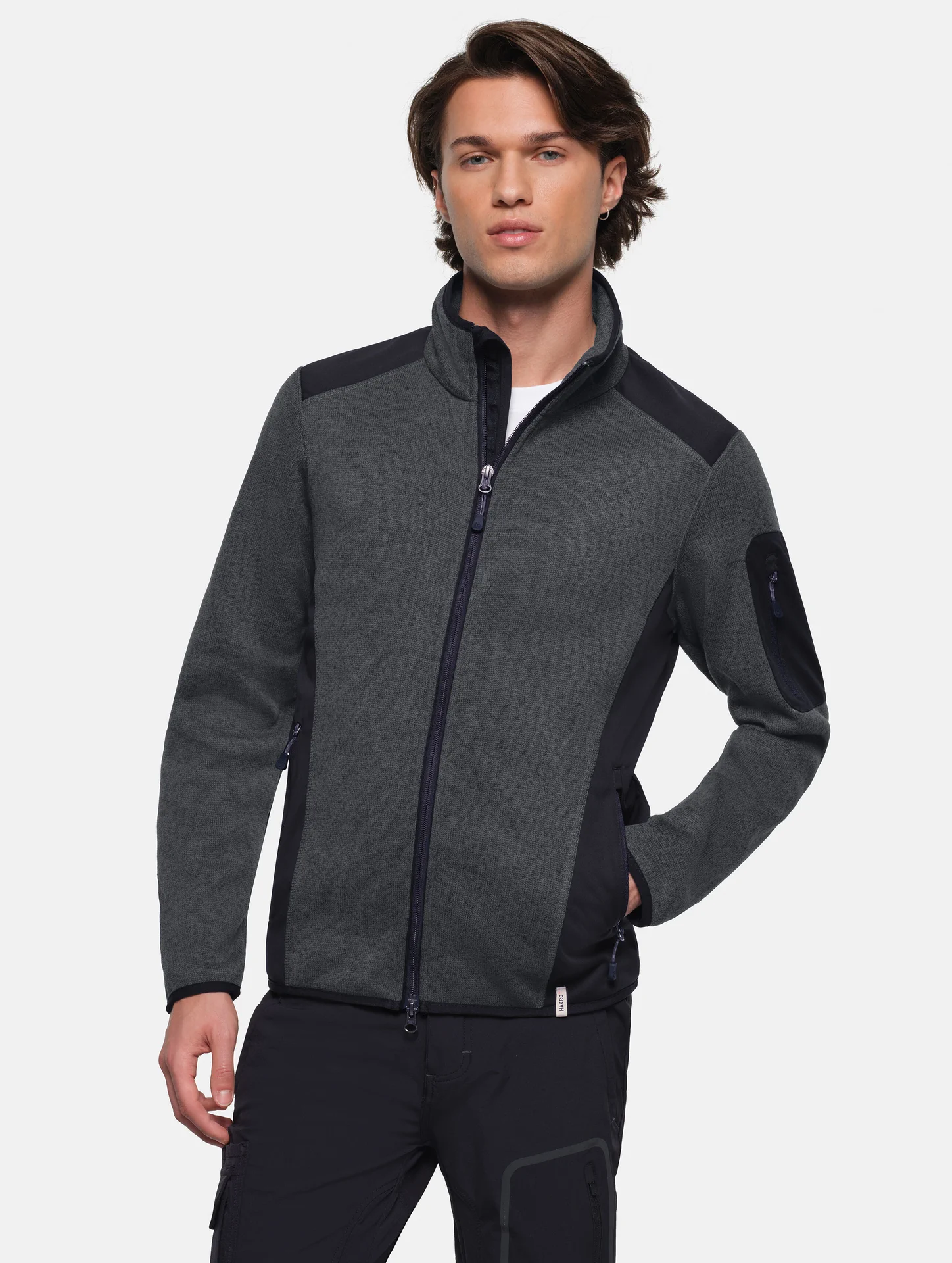 HAKRO Strickfleece-Jacke 836 Dawson