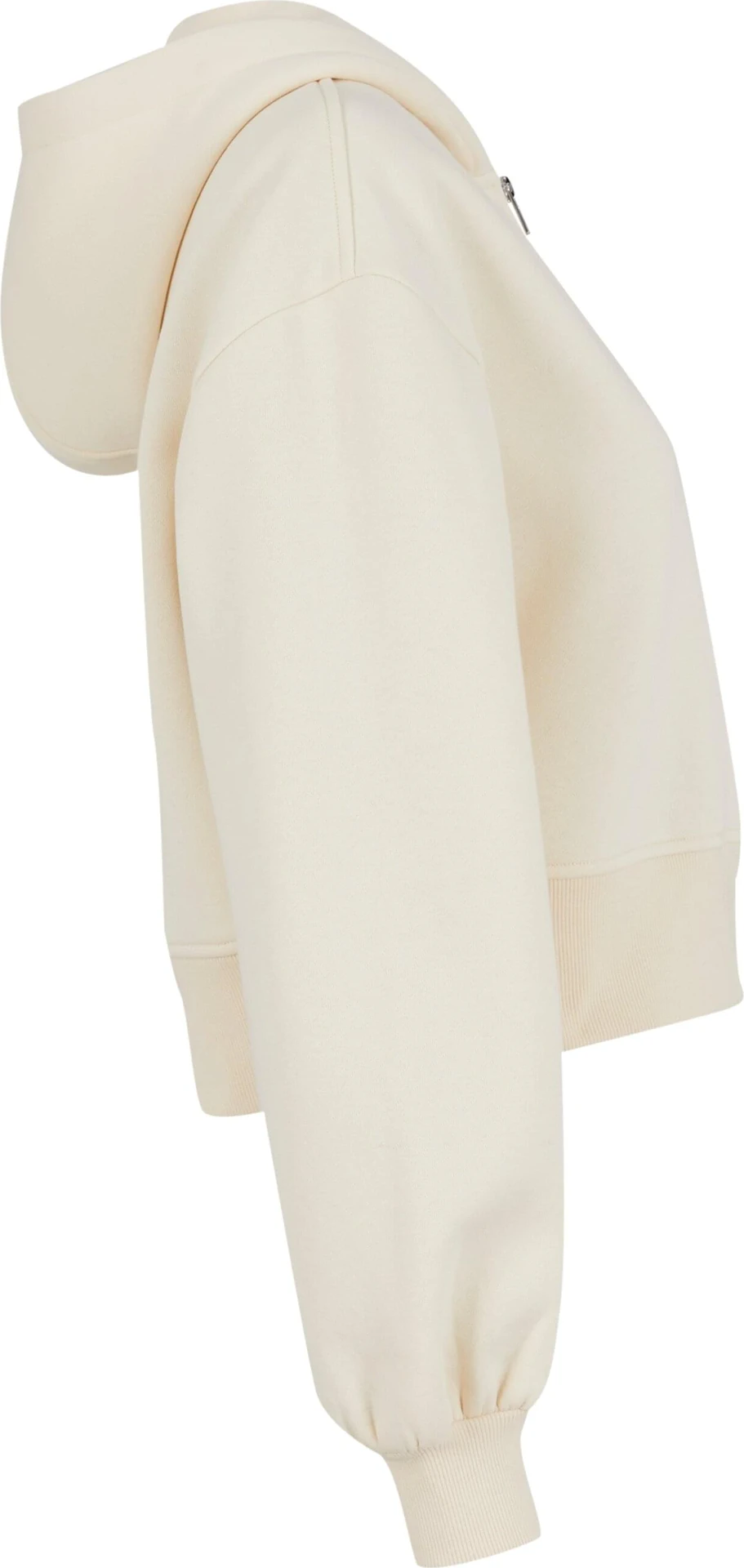 Build Your Brand Ladies Short Oversized Zip Jacket